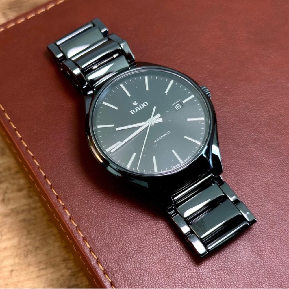 Rado True High Tech Black Ceramic Automatic Swiss Entry Level Luxury Watch